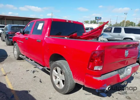 2012 Ram 1500 St из США, поврежденный, VIN 1C6RD6KT3CS181777